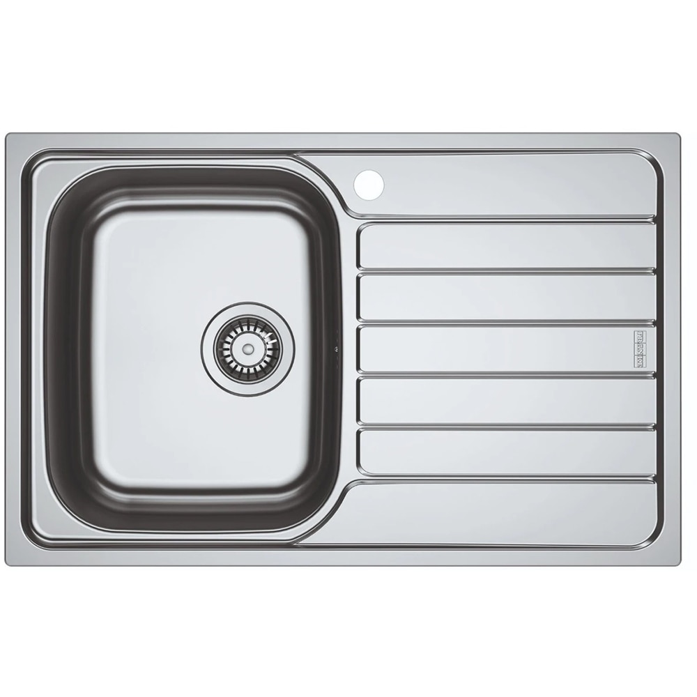 Pachet chiuveta FRANKE SKL 611-78/50, 1 cuva, picurator dreapta, inox + baterie Basic, crom