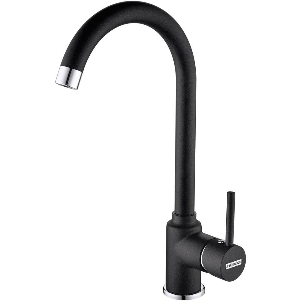 Pachet chiuveta FRANKE UCG 611-62, 1 cuva, picurator dreapta, compozit granit + baterie Pola, negru