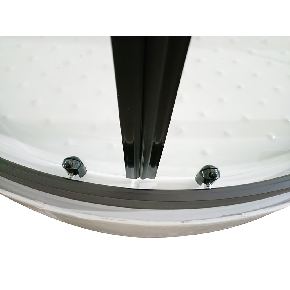 Cabina de dus cu hidromasaj SANOTECHNIK Reload PS16B, 90 x 90 x 225 cm, sticla securizata 4mm, profil negru