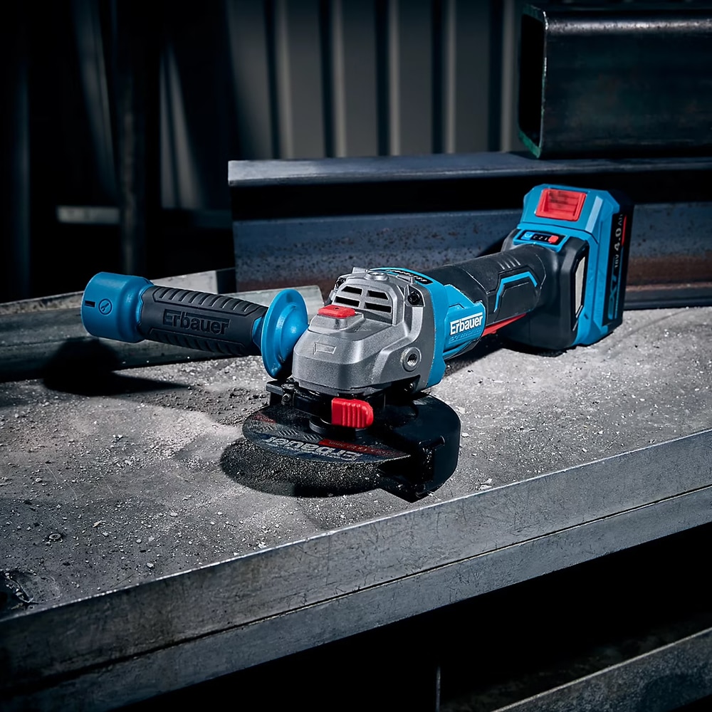 Polizor unghiular Erbauer Elite ERI1084GRD, 125mm, 18V
