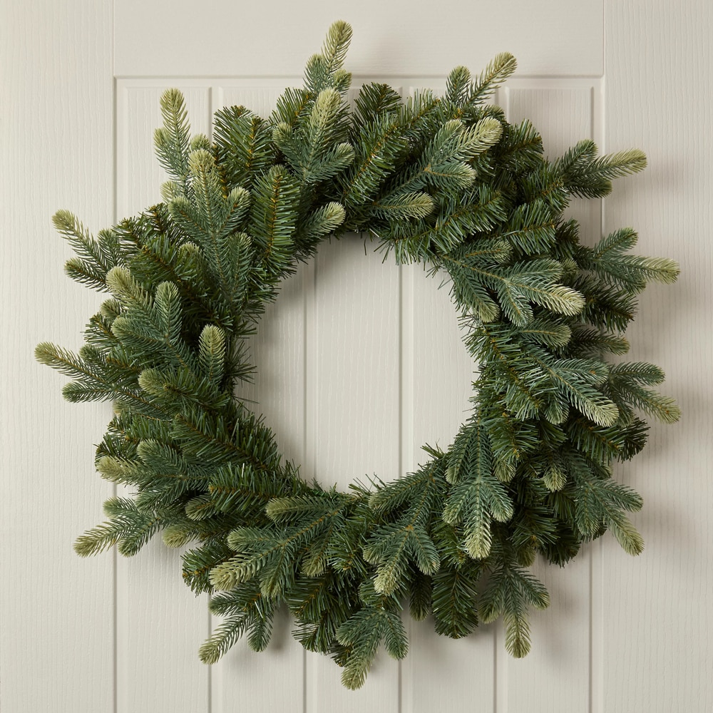 Coronita de Craciun pentru usa Dasher, 50 cm, verde