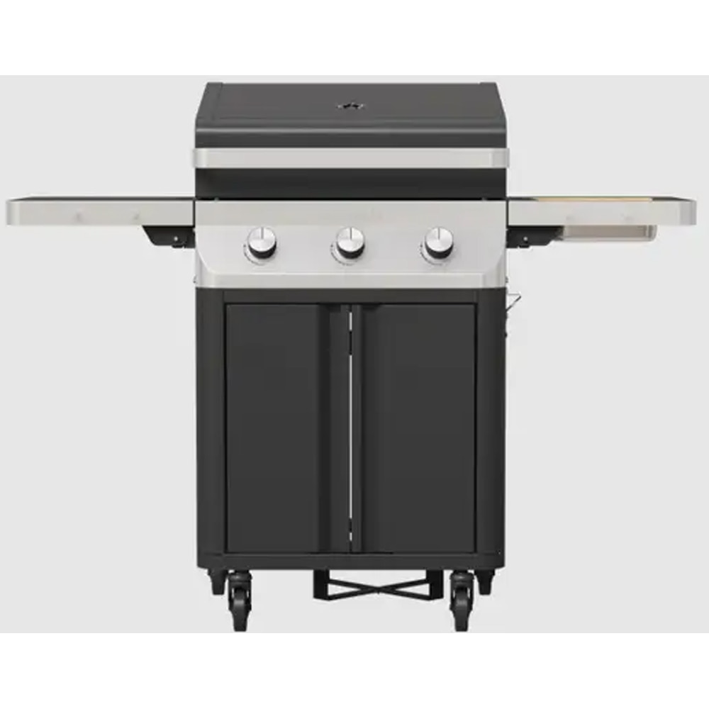 Gratar pe gaz GOODHOME GH3RO, 63 x 43 cm, 4 arzatoare, argintiu