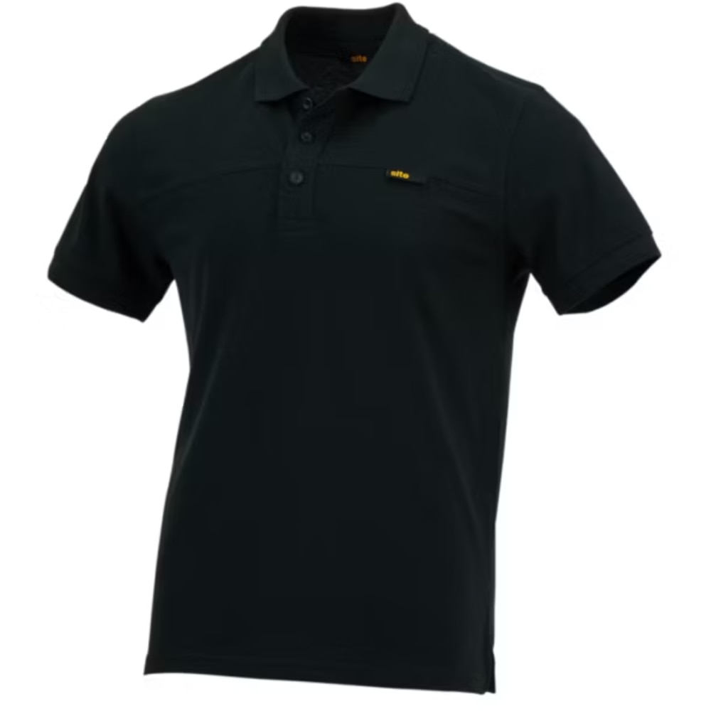 Tricou polo SITE Barnat, L, negru