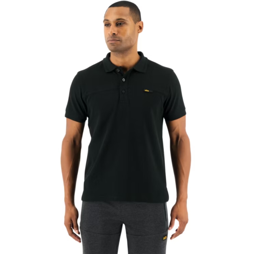 Tricou polo SITE Barnat, L, negru