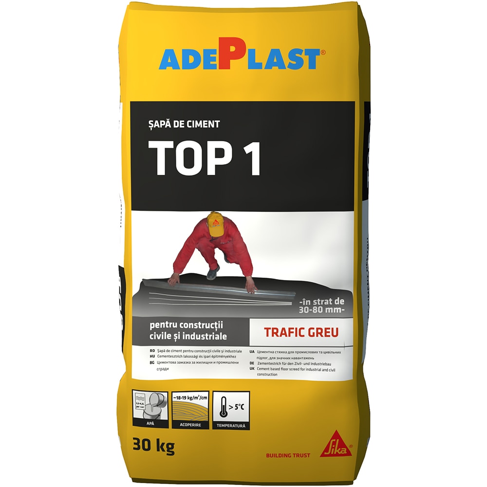 Sapa de ciment trafic intens Adeplast Top 1, 30 Kg
