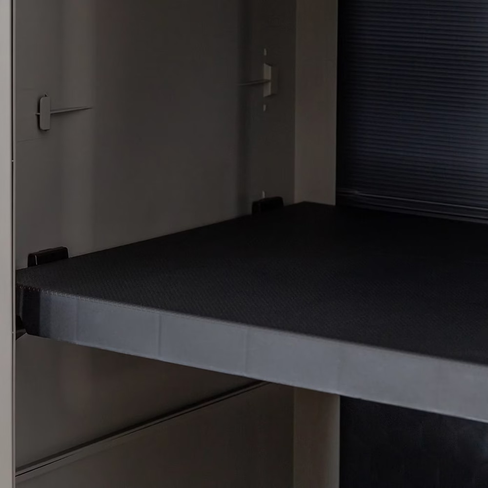 Dulap GOODHOME Major, plastic, 78 x 49 x 182 cm, gri