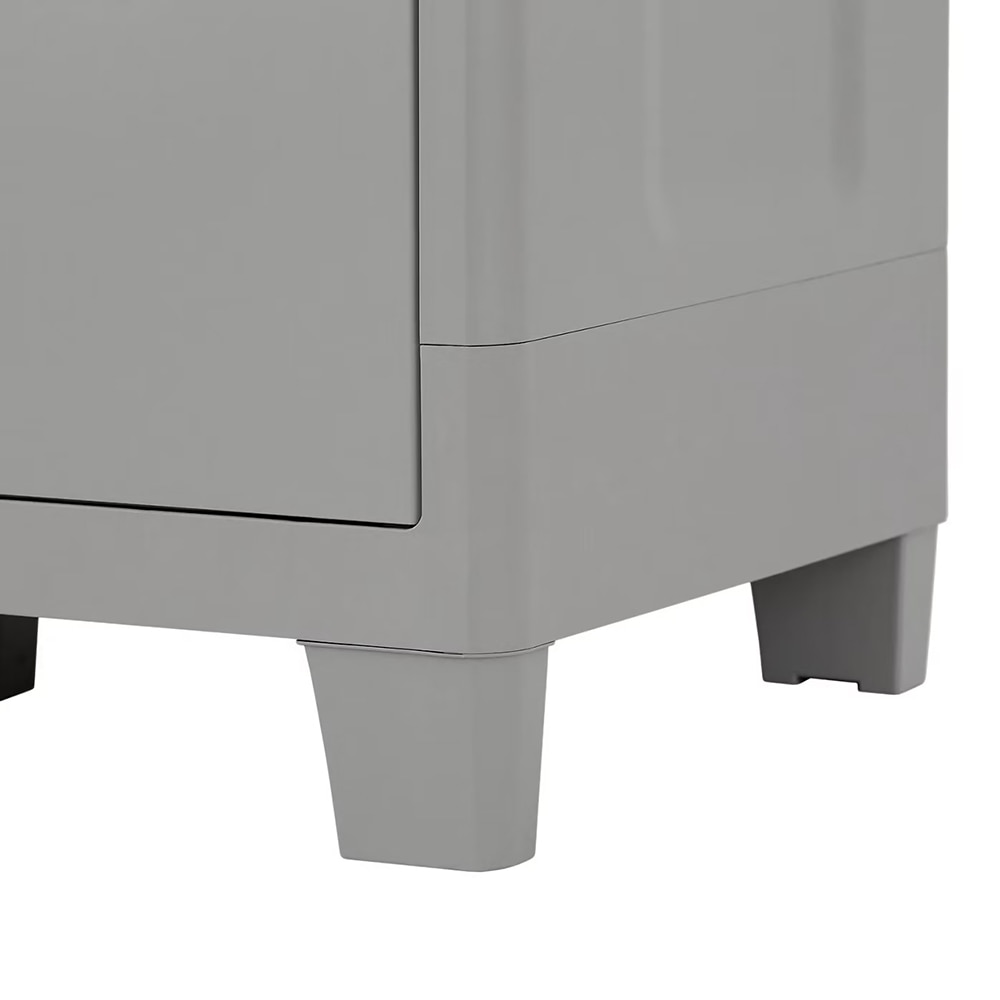 Dulap GOODHOME Major, plastic, 78 x 49 x 182 cm, gri