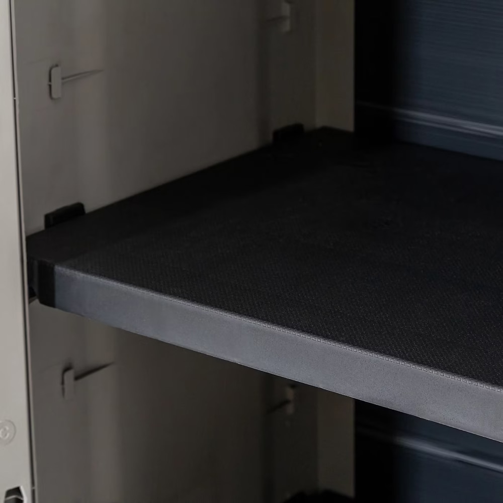 Dulap GOODHOME Major, plastic, 78 x 49 x 101 cm, gri deschis