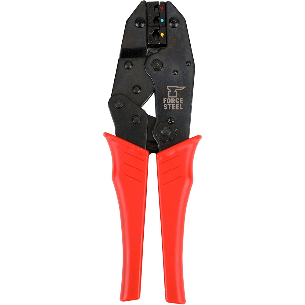 Cleste sertizat FORGE STEEL, 220mm, rosu