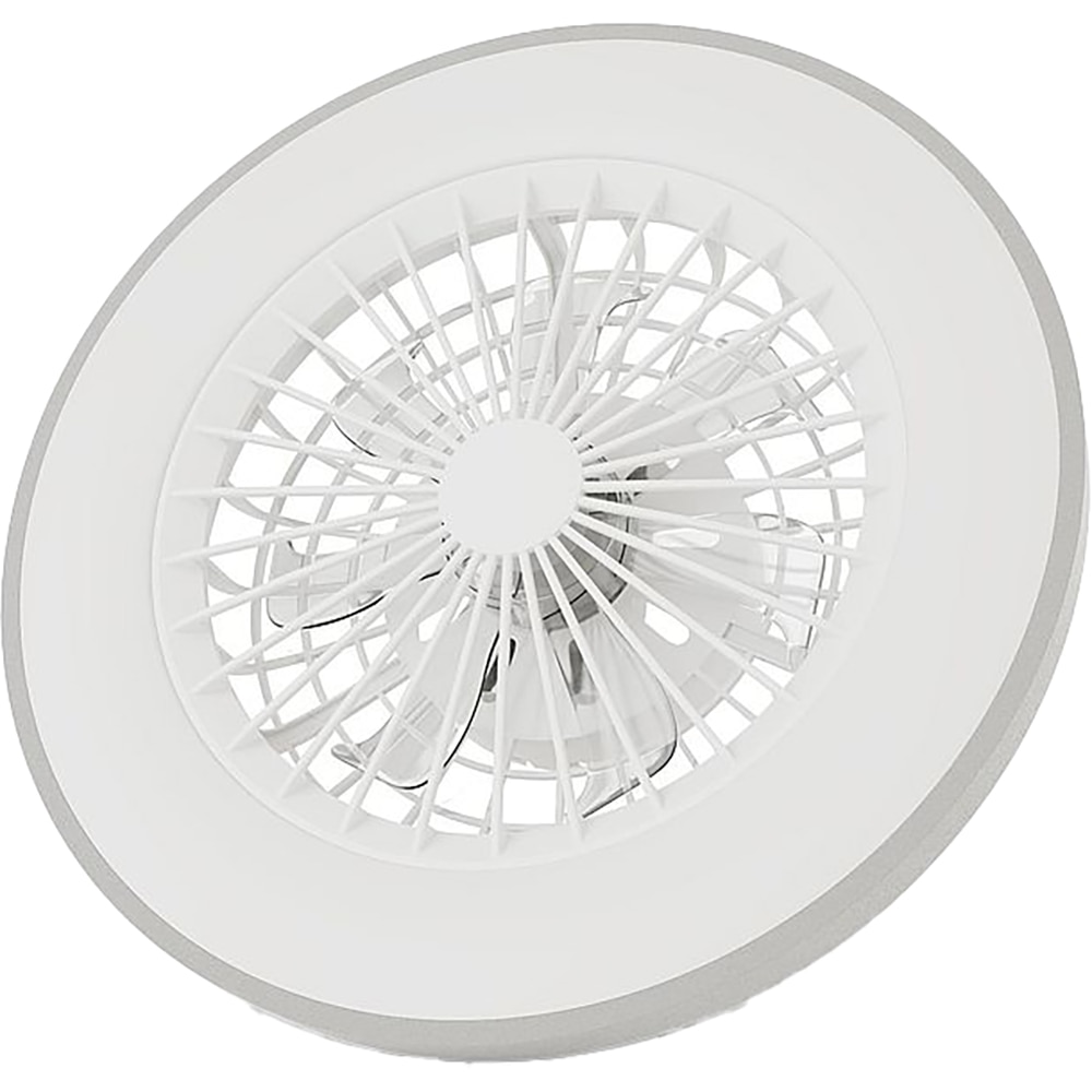 Plafoniera LED cu ventilator 24W AVIDE Wanda-S, 24W, 5200lm, 485mm, 3000K, 4000K, 6500K, alb