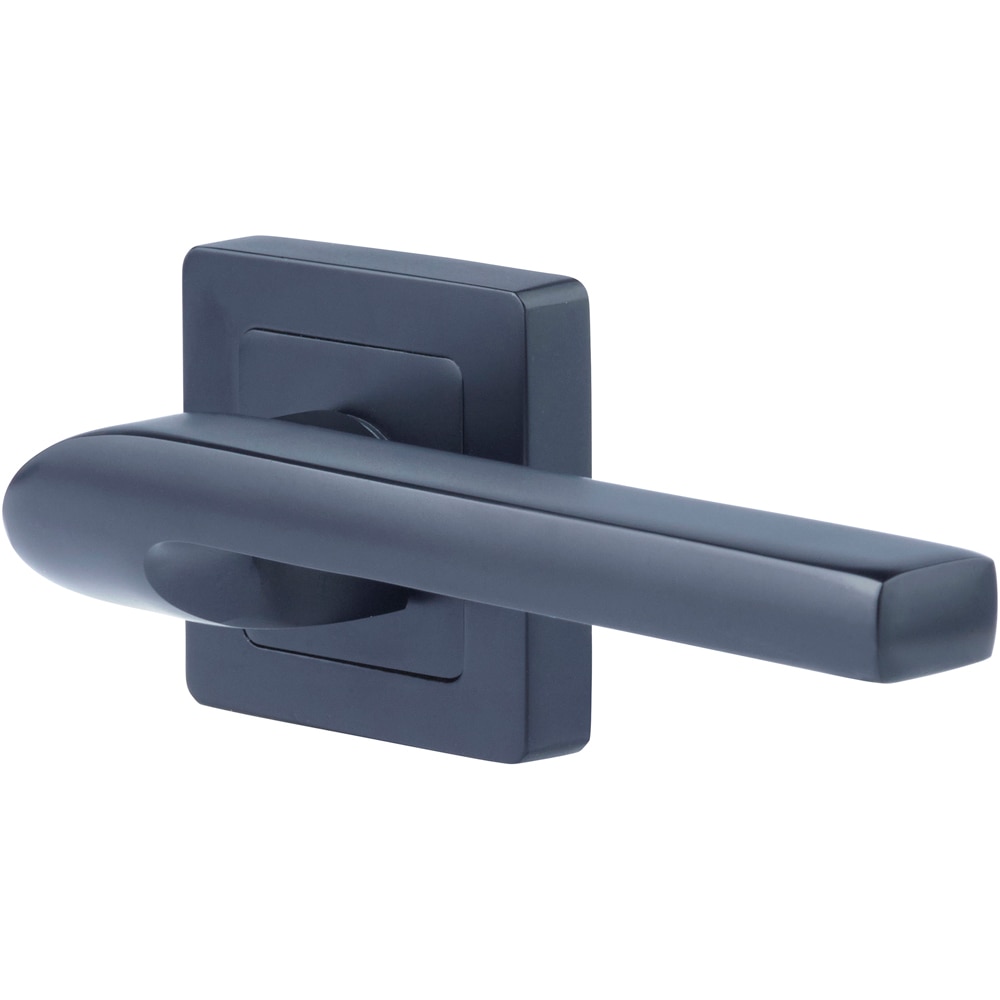 Maner cu rozeta YALE, aluminiu, 130 mm, 2 bucati, negru