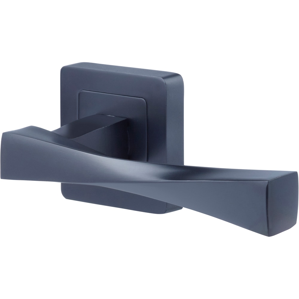 Maner cu rozeta YALE, aluminiu, 130 mm, 2 bucati, negru