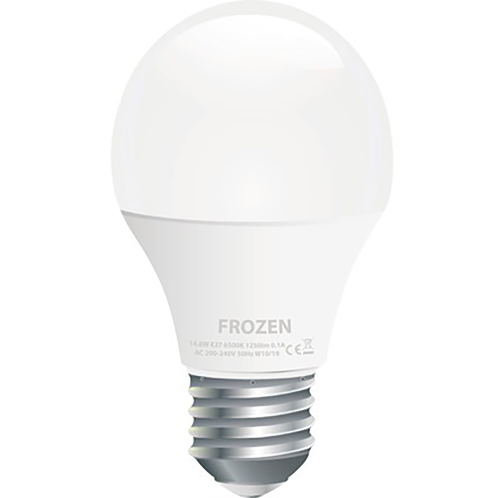 Bec LED FROZEN, E27, A60, 12W, 1300lm, 6500K, lumina rece