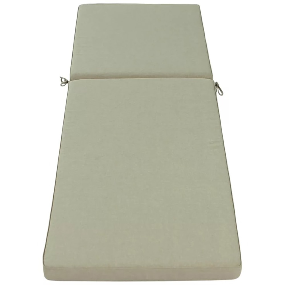 Perna pentru sezlong Sand GOODHOME,197 x 65 x 6 cm, poliester, verde