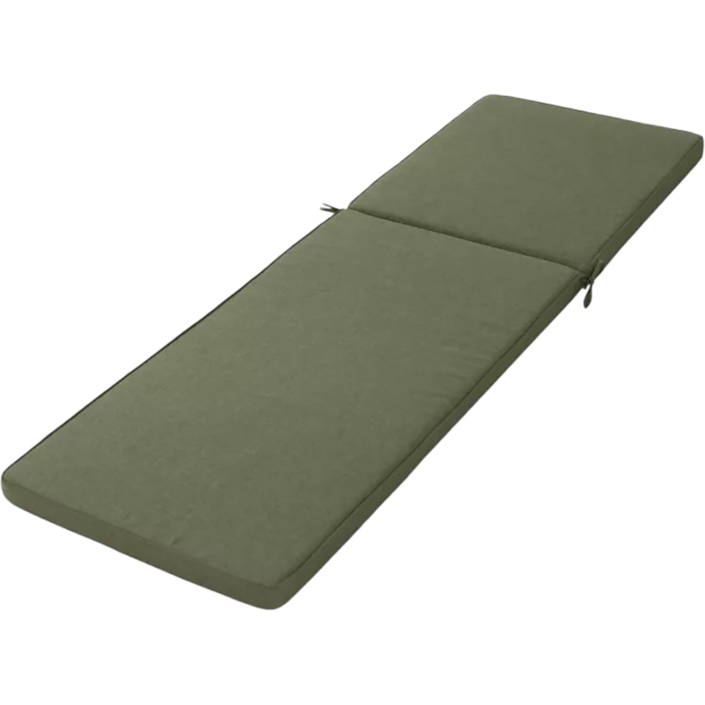 Perna pentru sezlong Tiga GOODHOME, 197 x 65 x 6 cm, poliester, verde