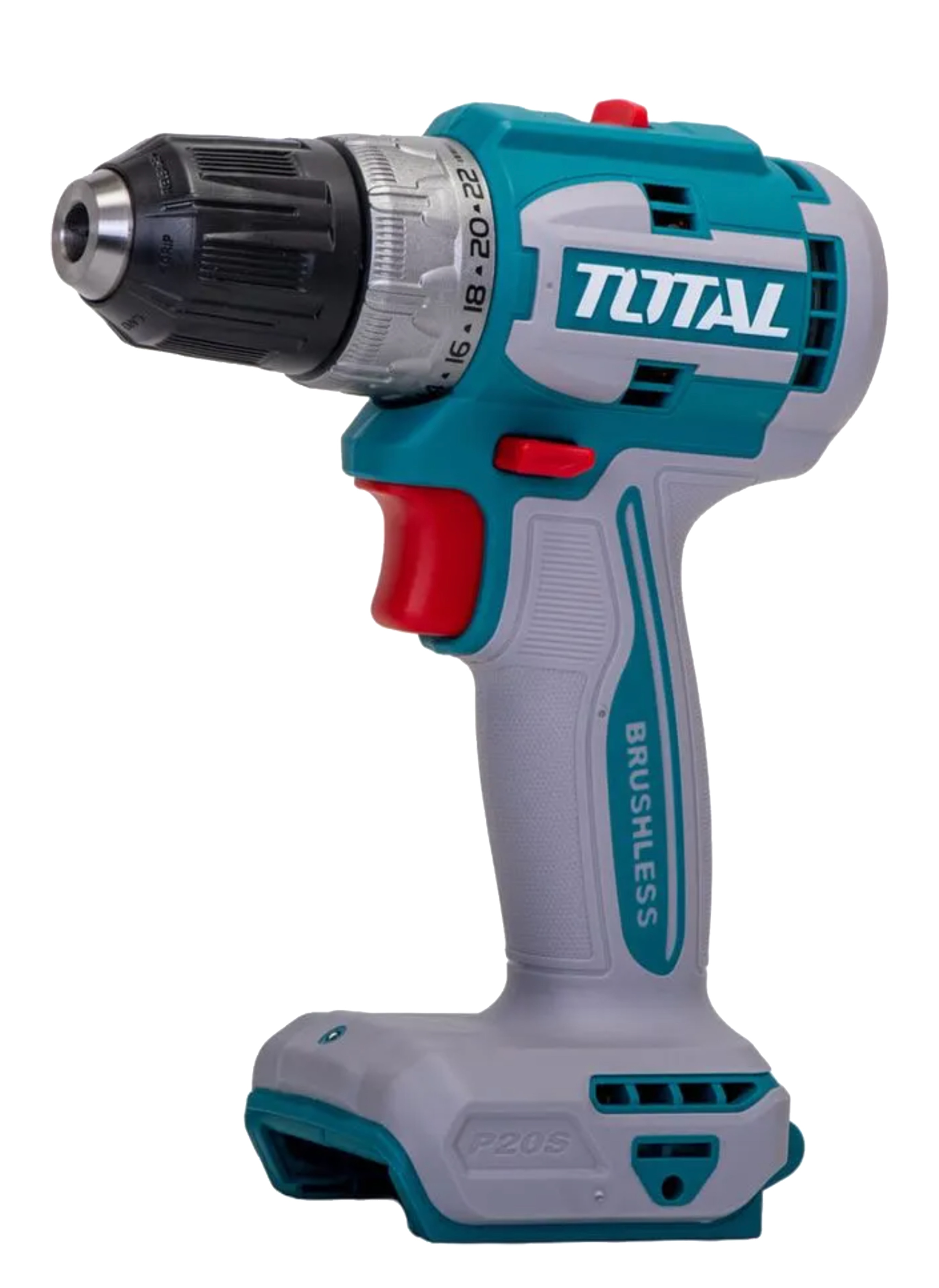 Masina de gaurit si insurubat, brushless, acumulator, 20 V, 2 Ah, Total