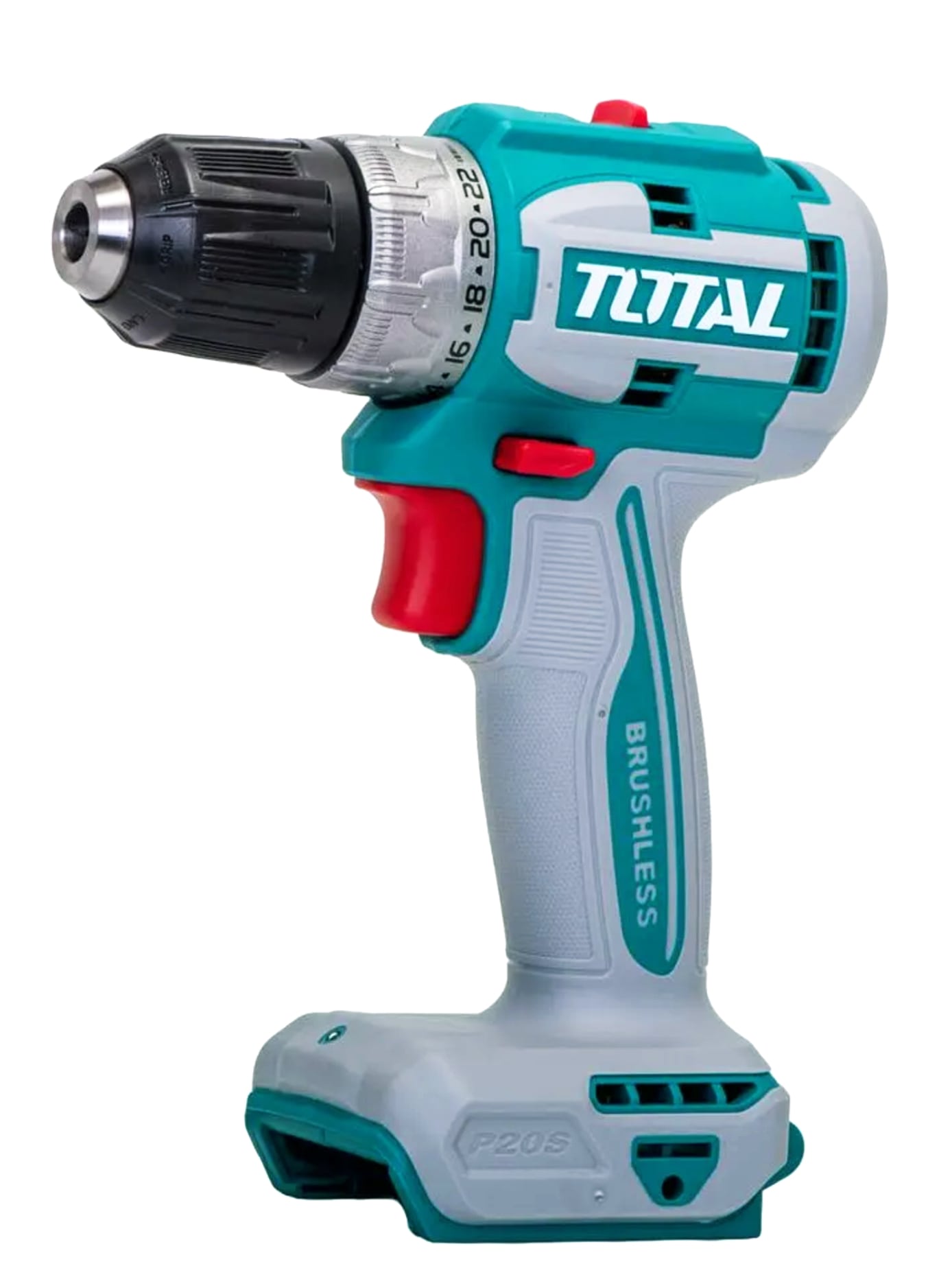 Masina de gaurit si insurubat, brushless, acumulator, 20 V, 2 Ah, Total