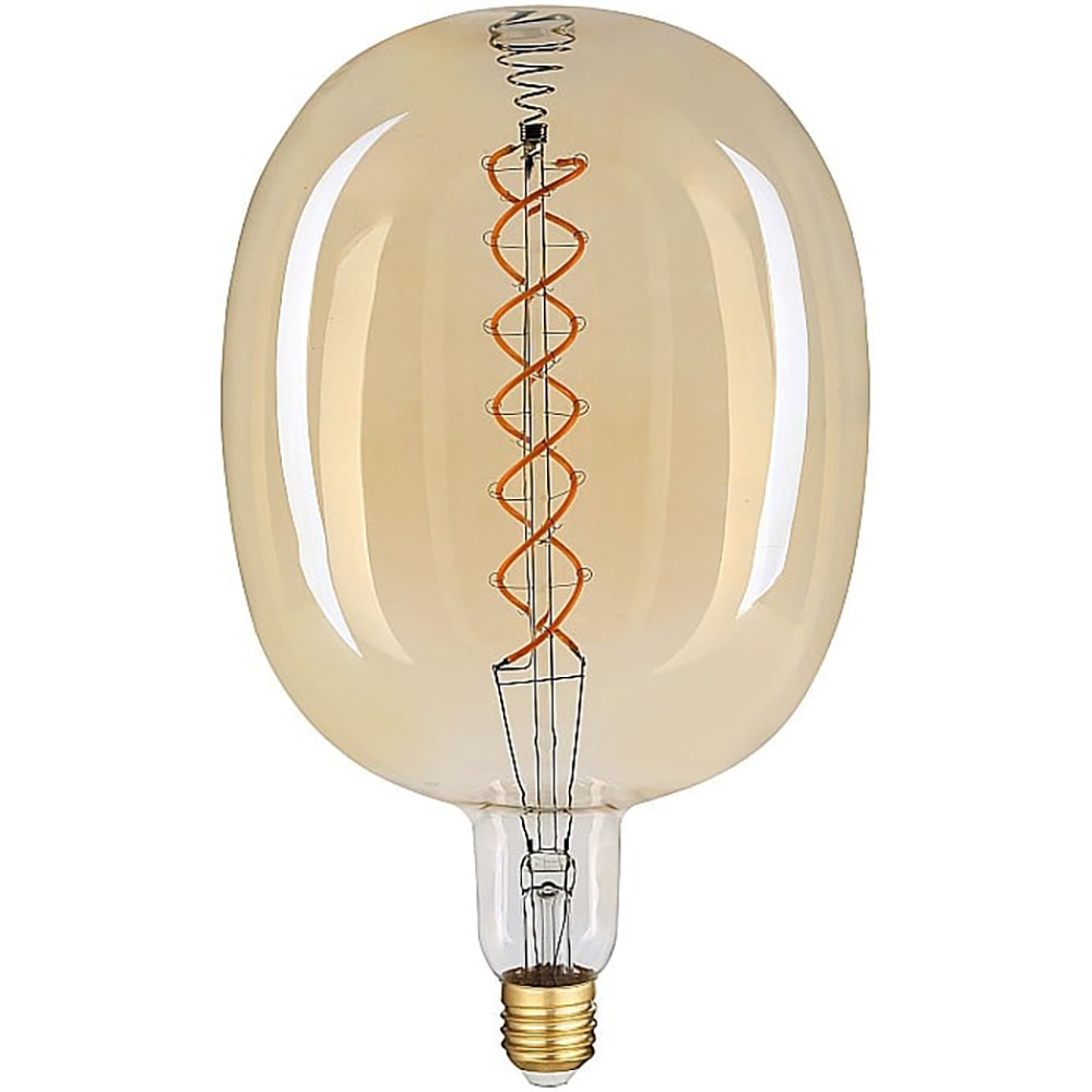 Bec LED filament AVIDE Amber Vasco, E27, 8W, 500lm, lumina calda