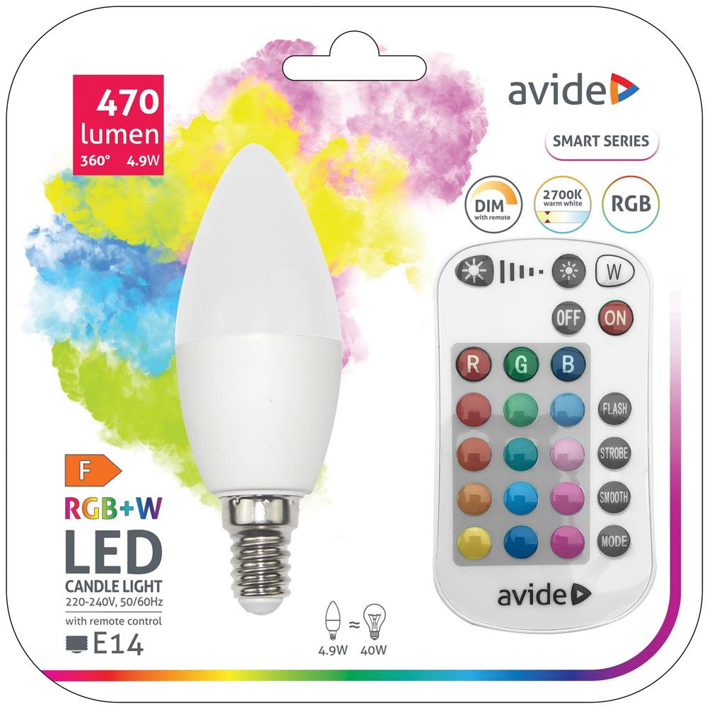 Bec LED smart AVIDE, lumanare 