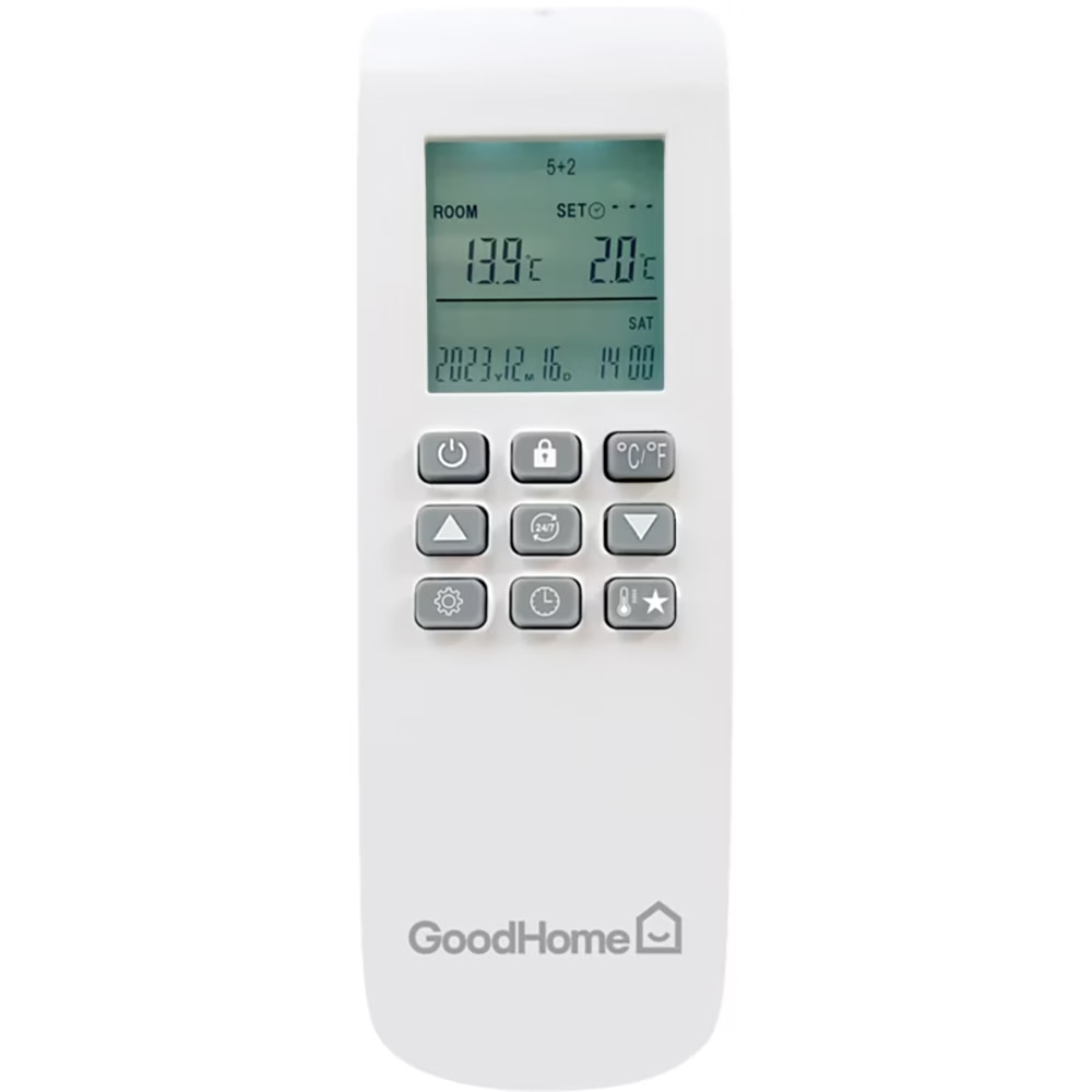 Panou radiant infrarosu GOODHOME Basilisk, 600W, Telecomanda, alb
