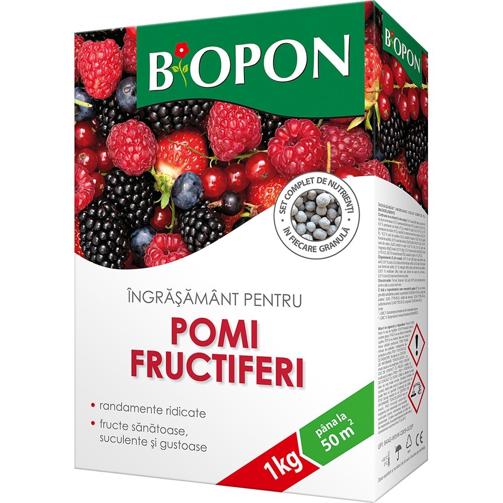 Ingrasamant BIOPON Pomi fructiferi, 1 kg