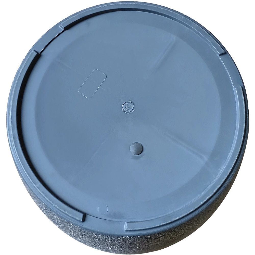 Ghiveci flori VERVE, plastic, D 35 cm, negru