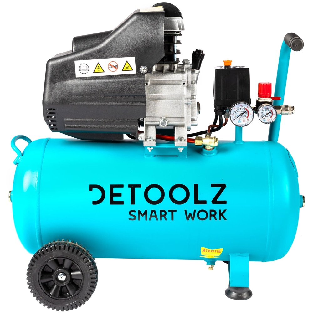 Compresor aer DETOOLZ DZ-C3333, electric, 1680W, 50 litri, 6-8 bar