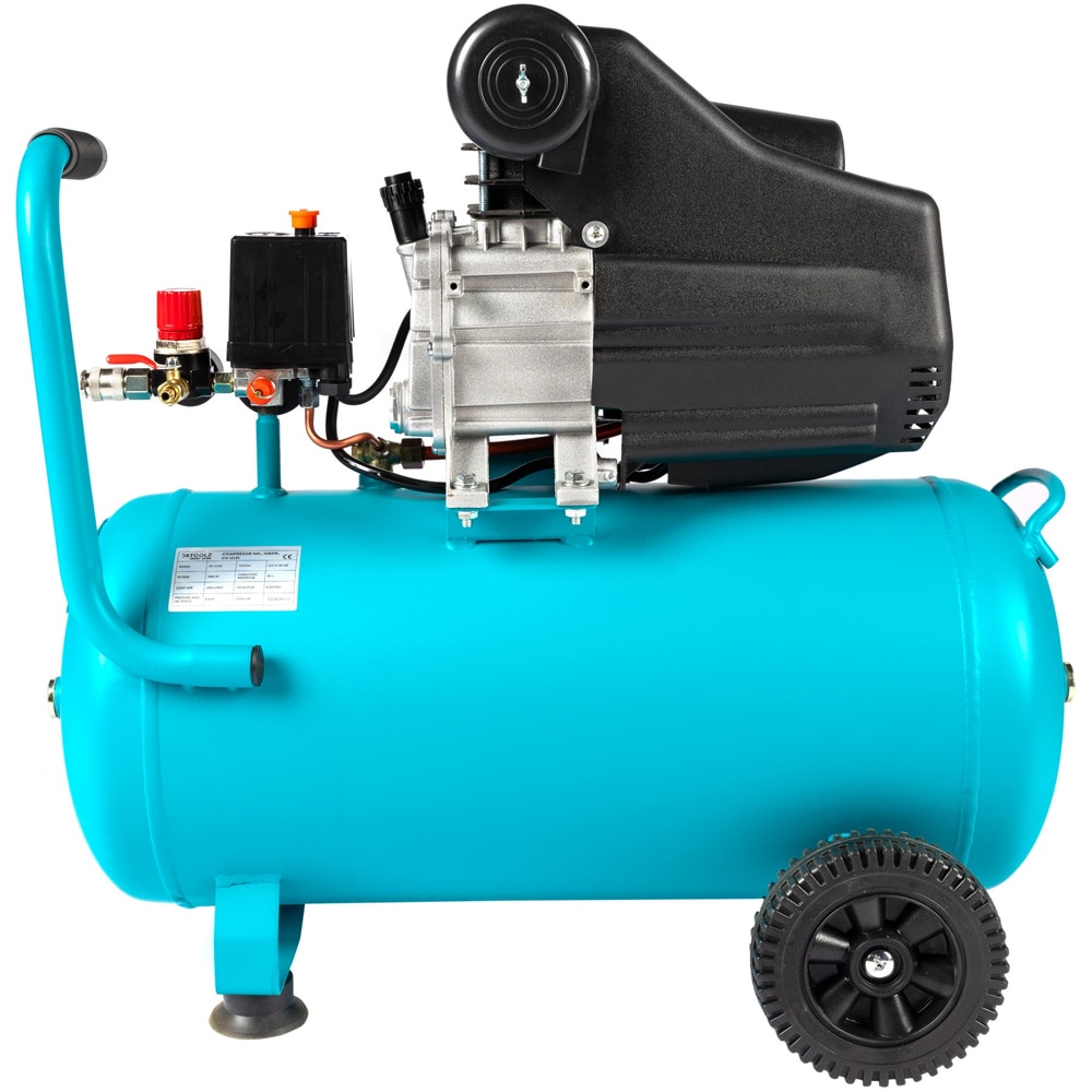 Compresor aer DETOOLZ DZ-C3333, electric, 1680W, 50 litri, 6-8 bar