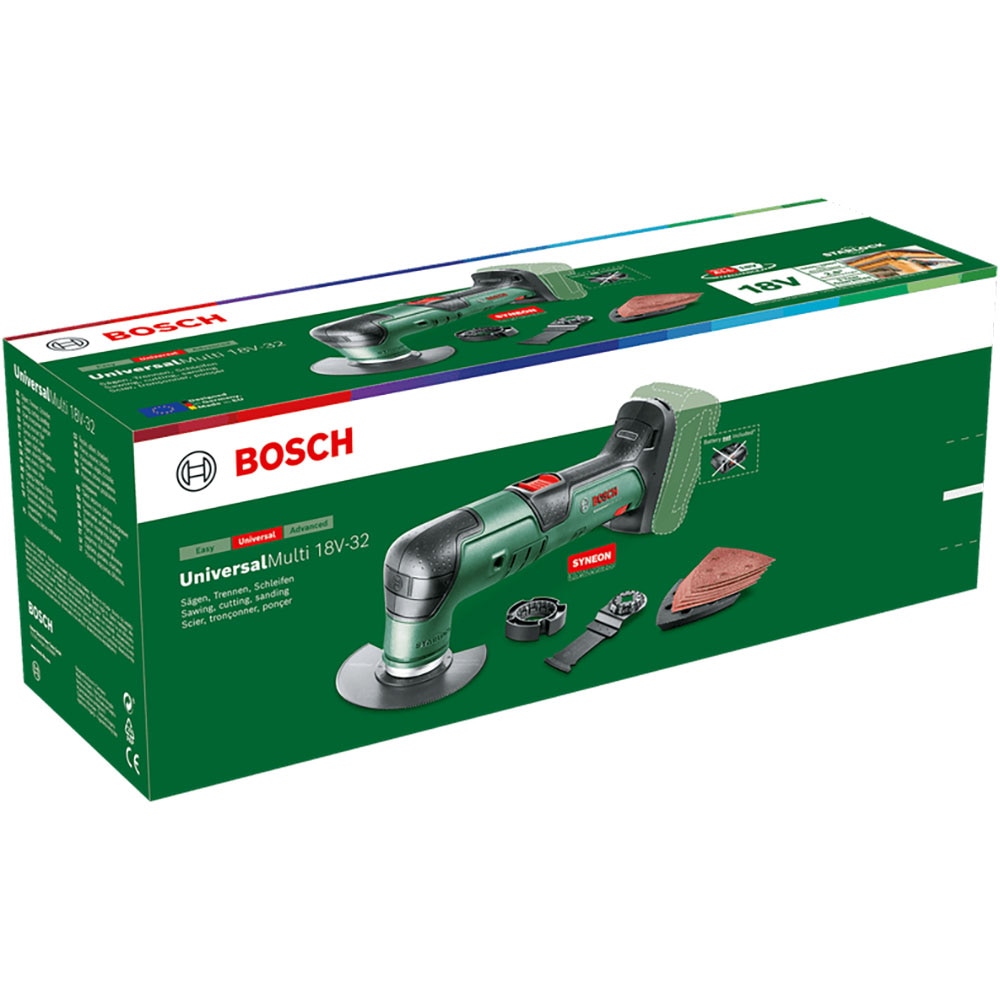 Unealta multifunctionala BOSCH Multitool Universal 18V-32, 18V, 19000rpm