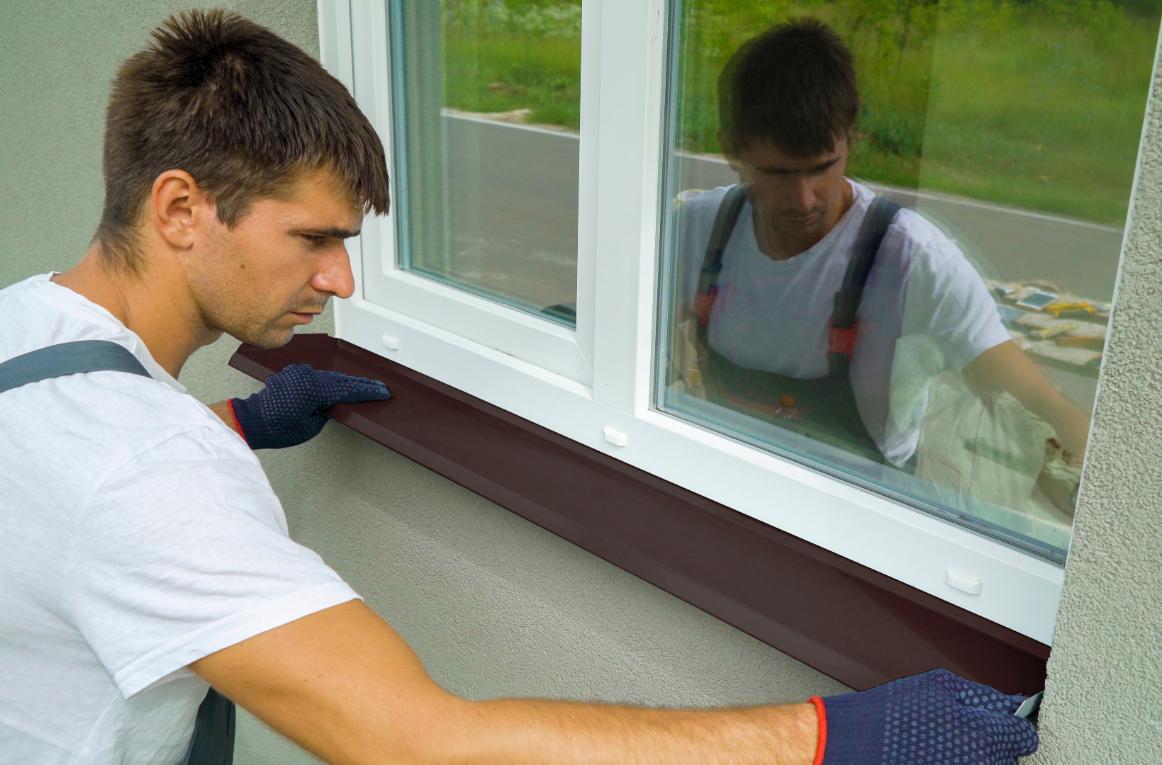 Glaf Exterior, Maro, Aluminiu, 150 x 16,5 cm  BRAVO