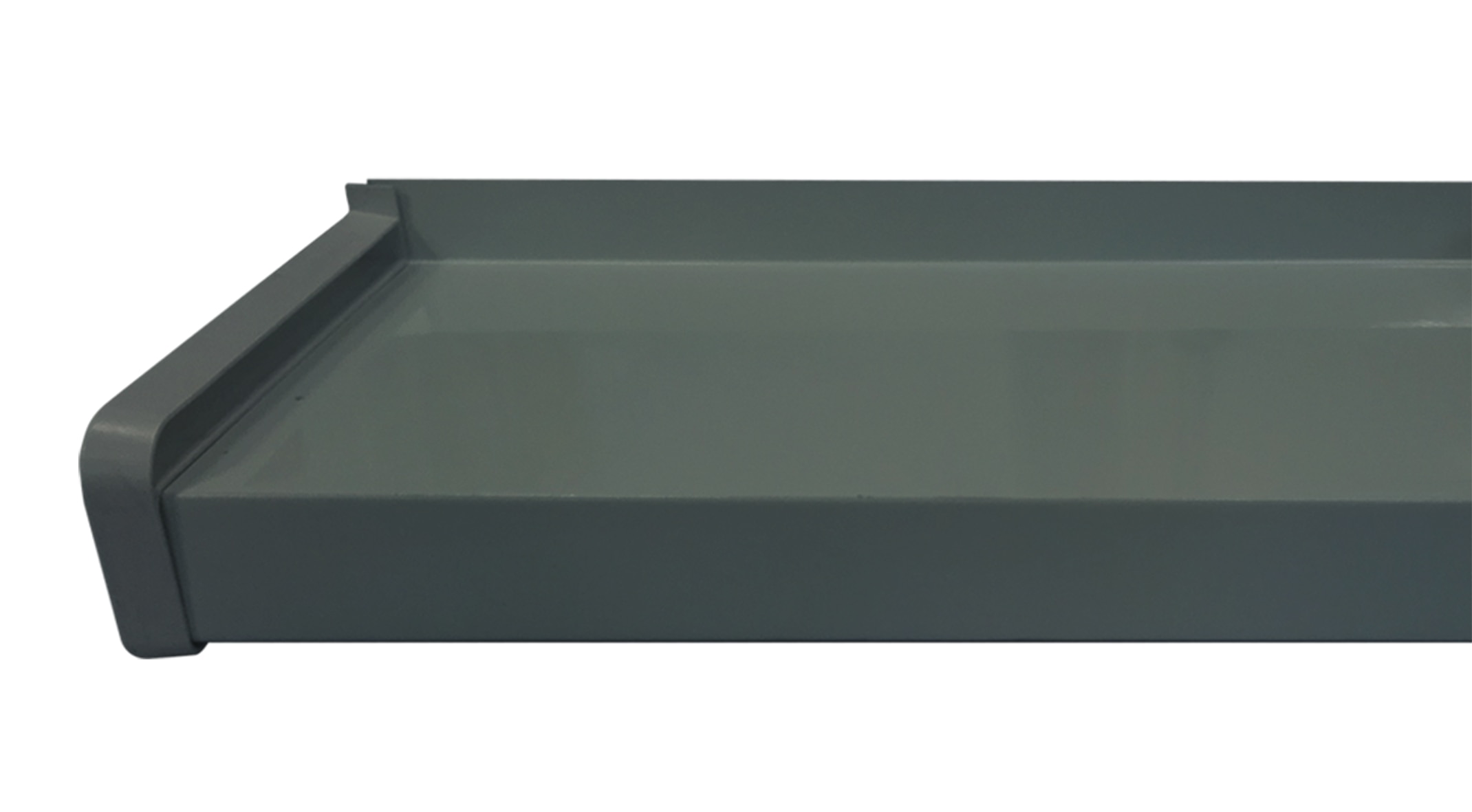 Glaf exterior BRAVO, aluminiu, 150 x 22.5 cm, gri