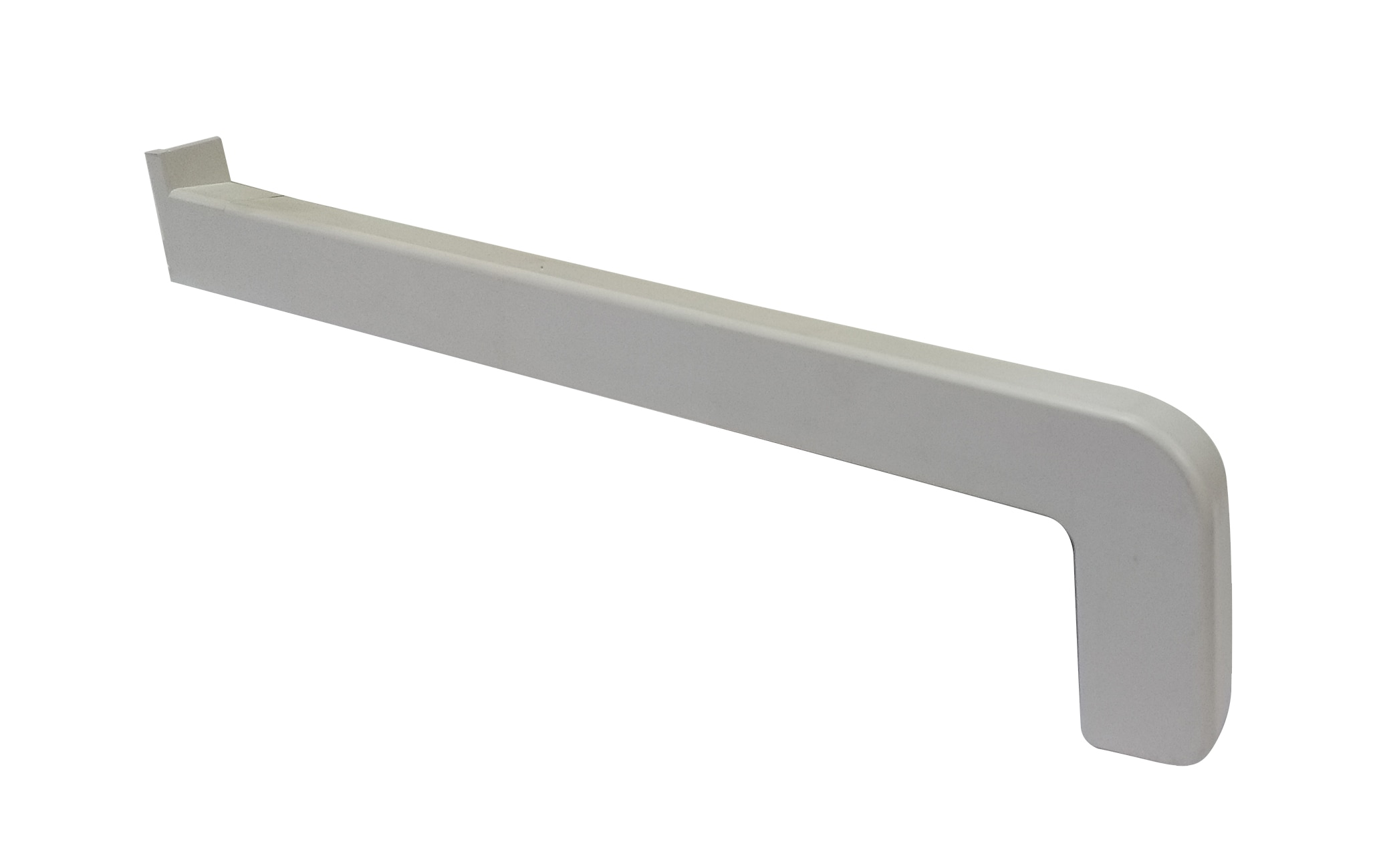 Capat glaf exterior BRAVO, PVC, 22.5 cm, alb