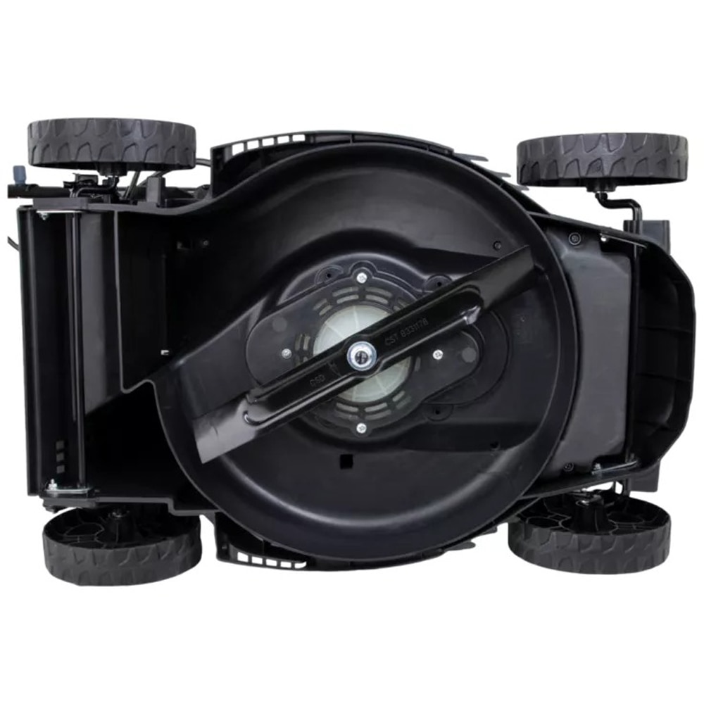 Kit Masina de tuns iarba PERFORMANCE POWER, 18V, 32 cm, 5 trepte taiere, cos 30 l, negru-rosu