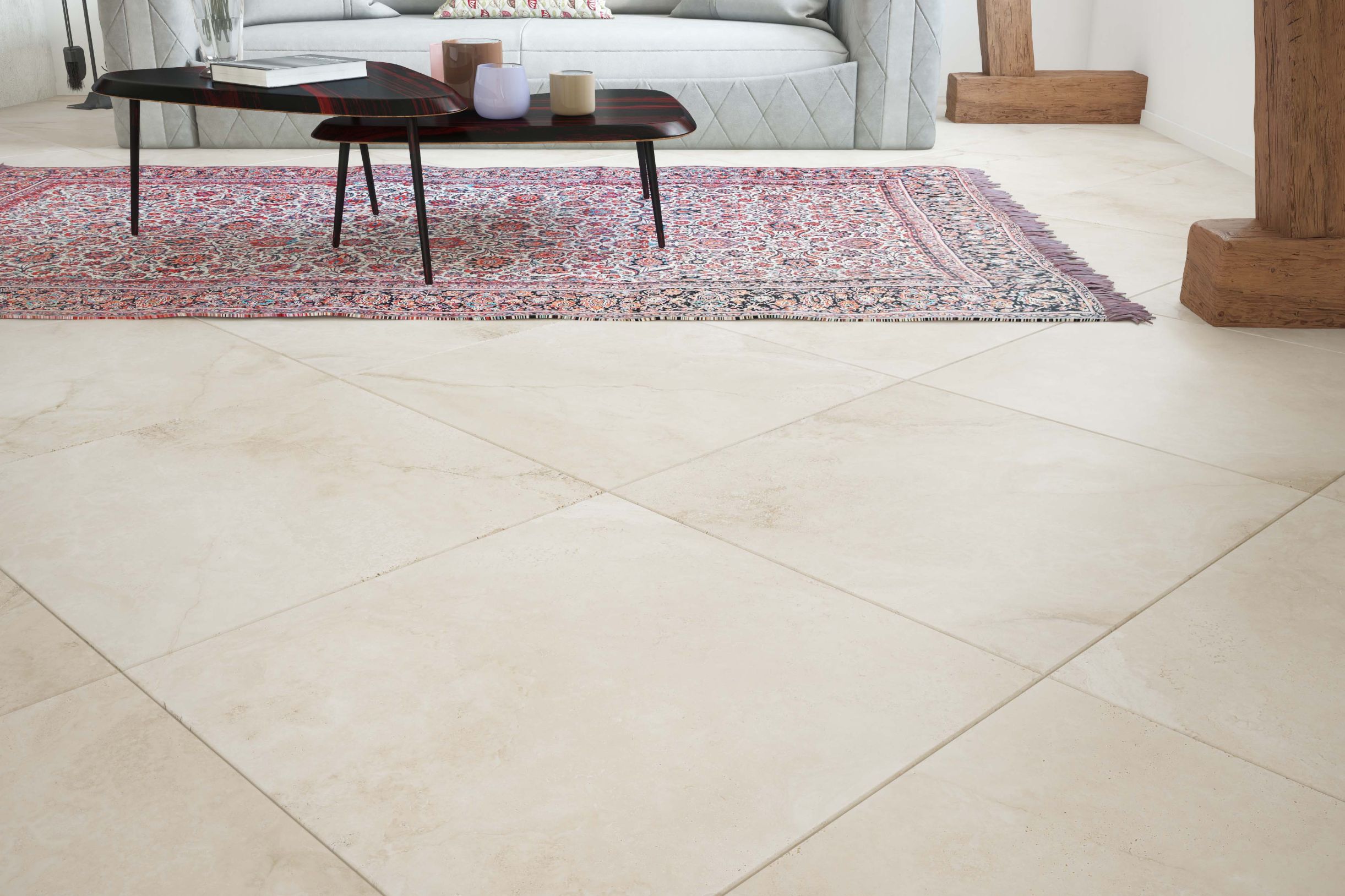 Gresie interior/exterior Kai Merano, bej, portelanata, 60 x 60 cm, 1,08 mp/cutie