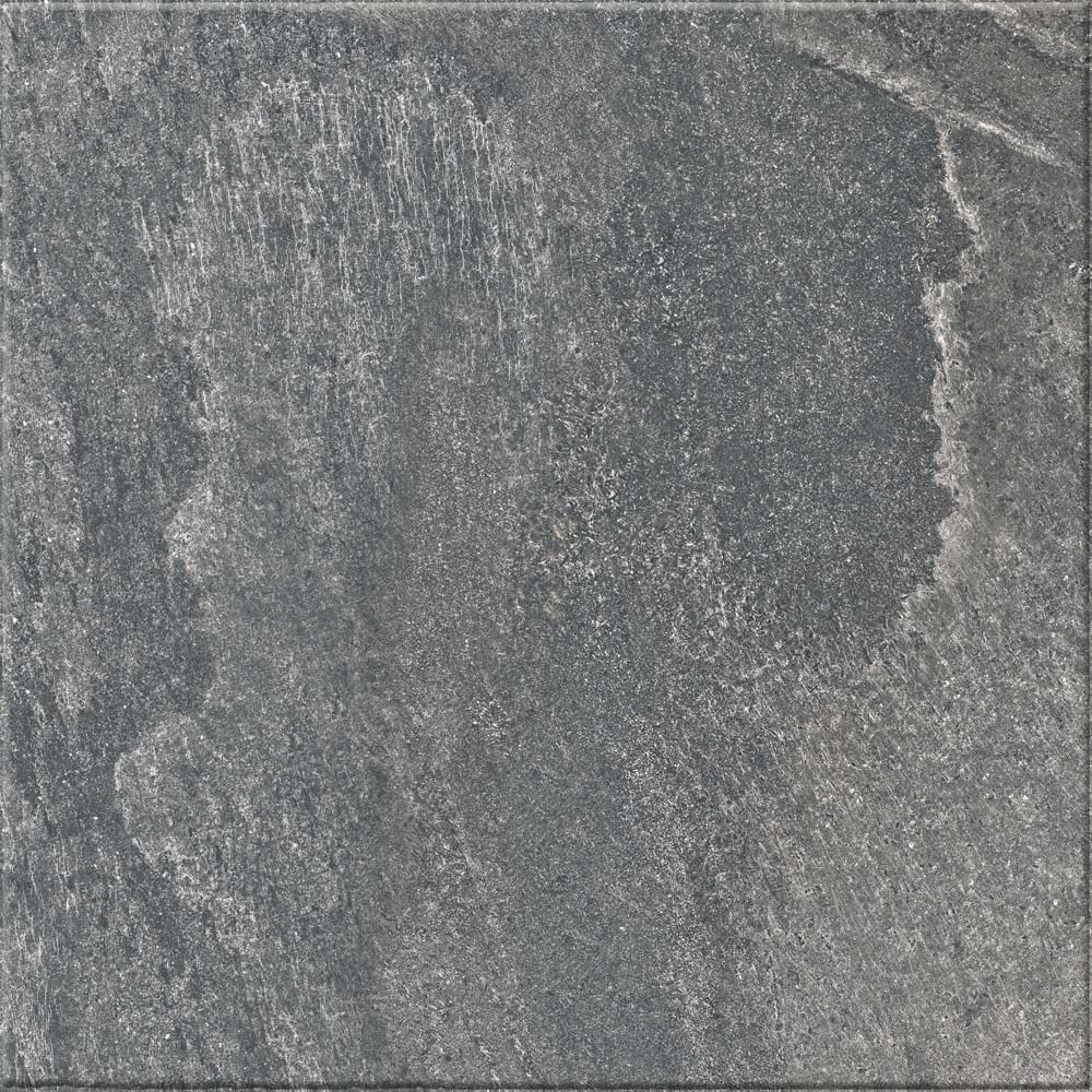 Gresie interior si exterior Santana, 60 x 60 cm, grosime 8.5 mm, 1.62 m2, gri inchis piatra
