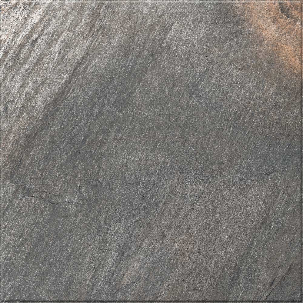 Gresie interior si exterior Santana, 60 x 60 cm, grosime 8.5 mm, 1.62 m2, gri inchis piatra