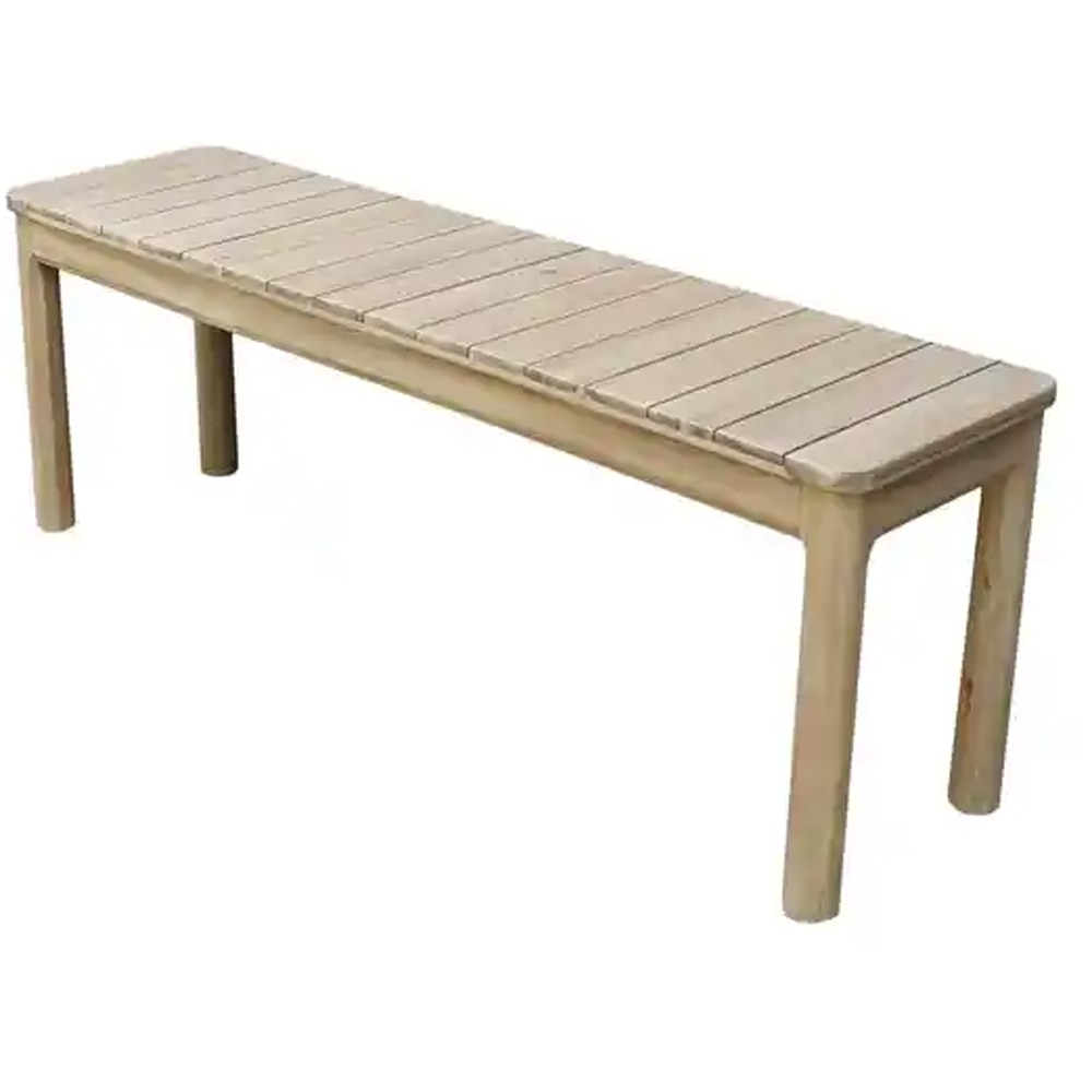 Canapea gradina GOODHOME Riveo 101523587, 120 x 34 x 45 cm, lemn