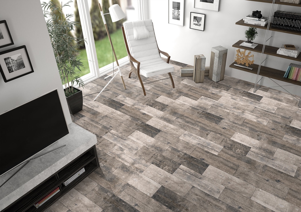 Gresie interior K-Art, gri, 57 x 19 cm, 1,41 mp/cutie