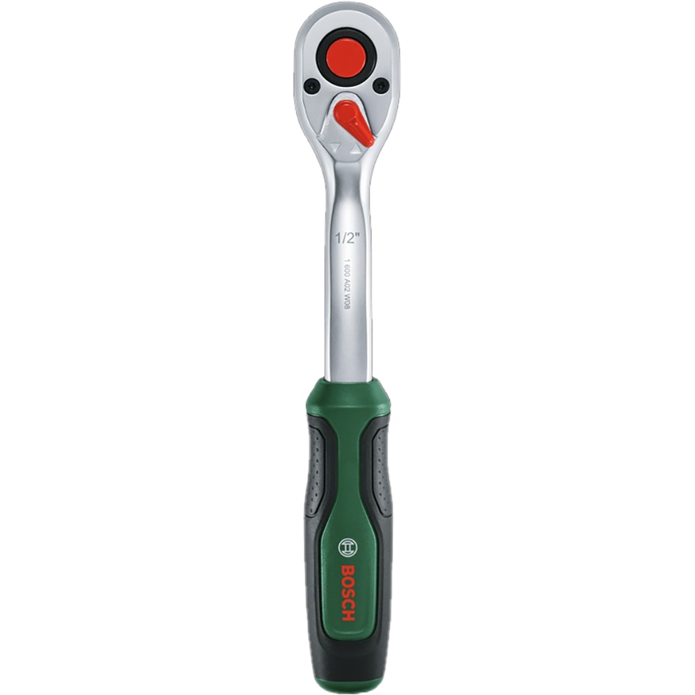 Cheie cu clichet 1/2" BOSCH 1600A0317V, 72-denti, unghi de lucru 5, maner ergonomic soft-grip, otel, negru/metalic