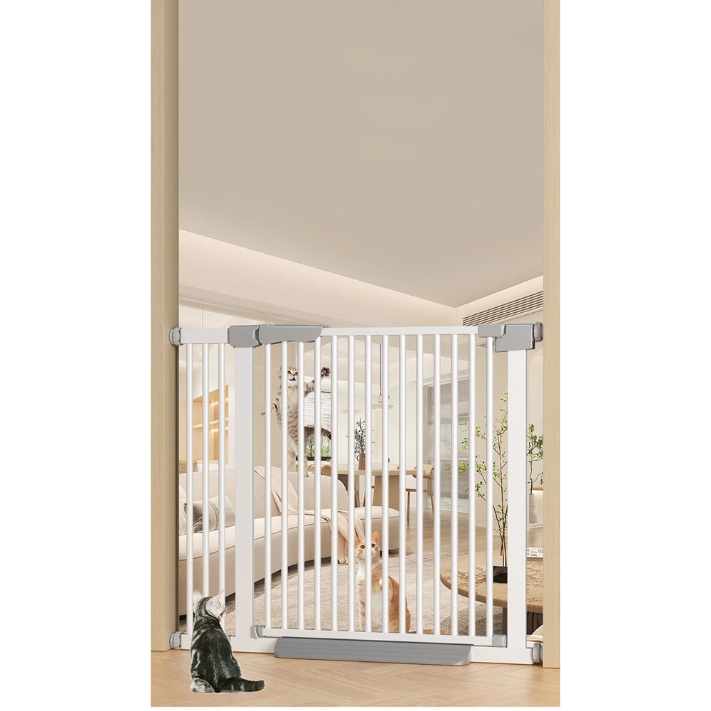 Gard protectie copii, polipropilena, 75-103 x 76 cm, alb