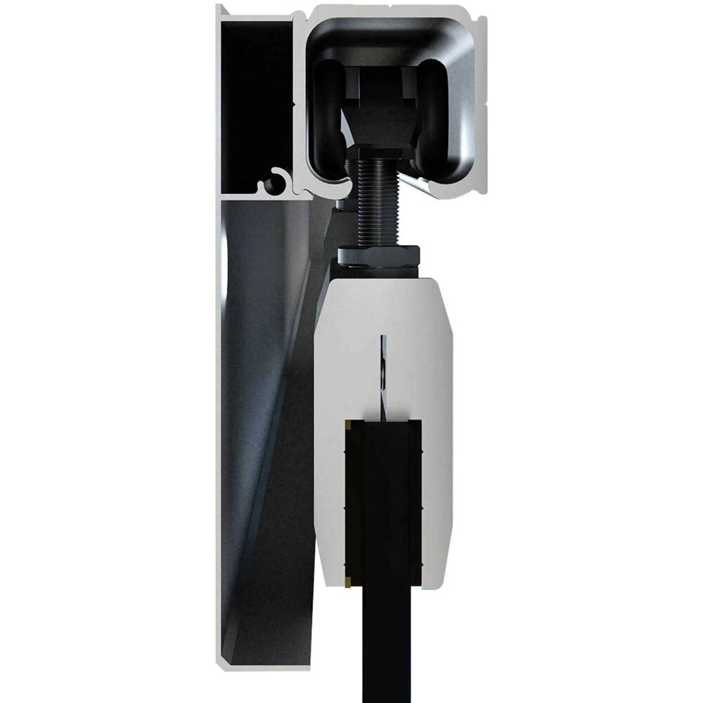 Sistem culisare usa interior RS120, aluminiu, 180 cm, gri