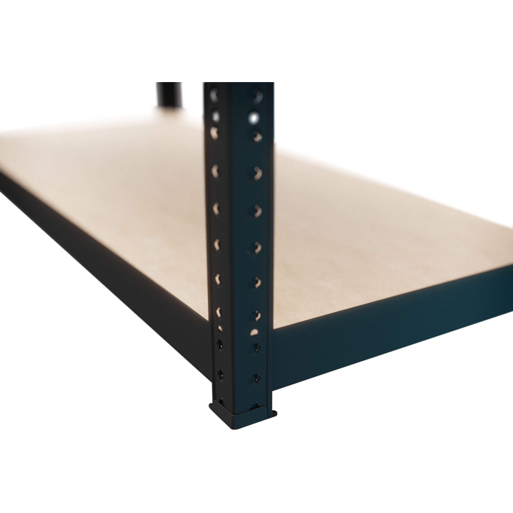 Raft atelier GOODHOME Ryle, otel, 75 x 35 x 179 cm, negru