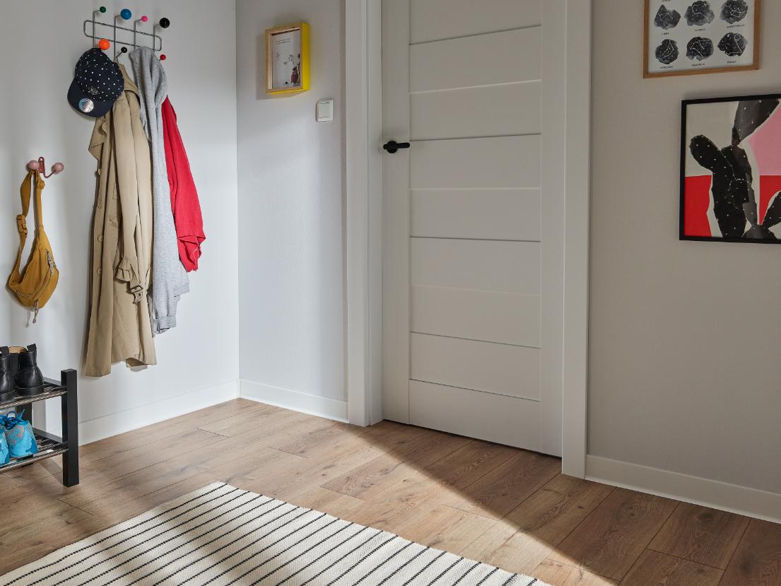 Plinta VILO Linela 401, alb, PVC, 2 m