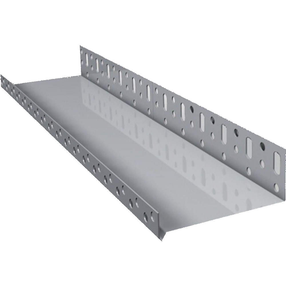 Profil soclu, 0.5 x 153 mm, 2 m, aluminiu, gri, 10 buc