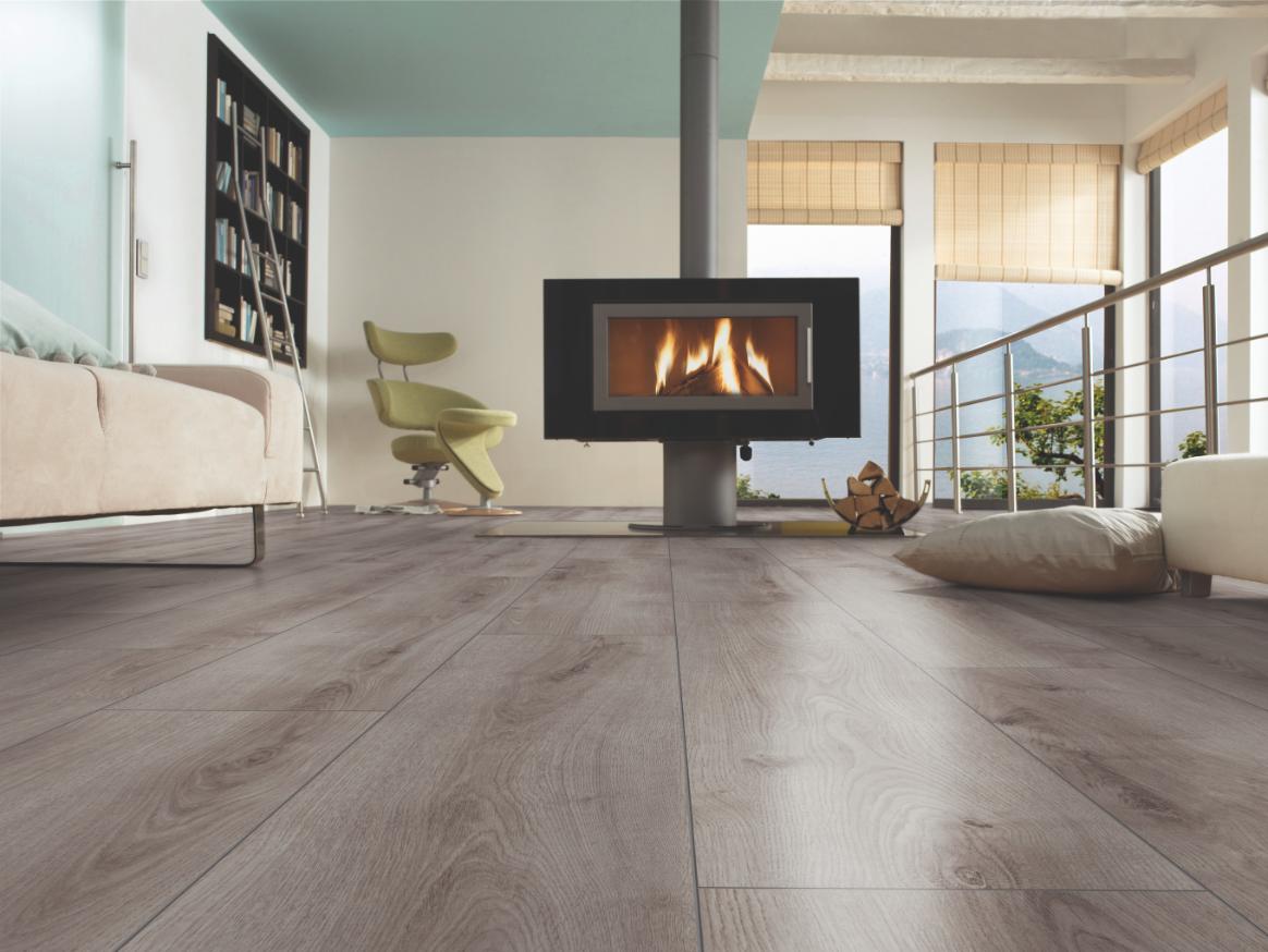 Parchet laminat, stejar gri deschis, 6 mm, AC3, suprafata acoperire 2.921 mp/cutie D3904