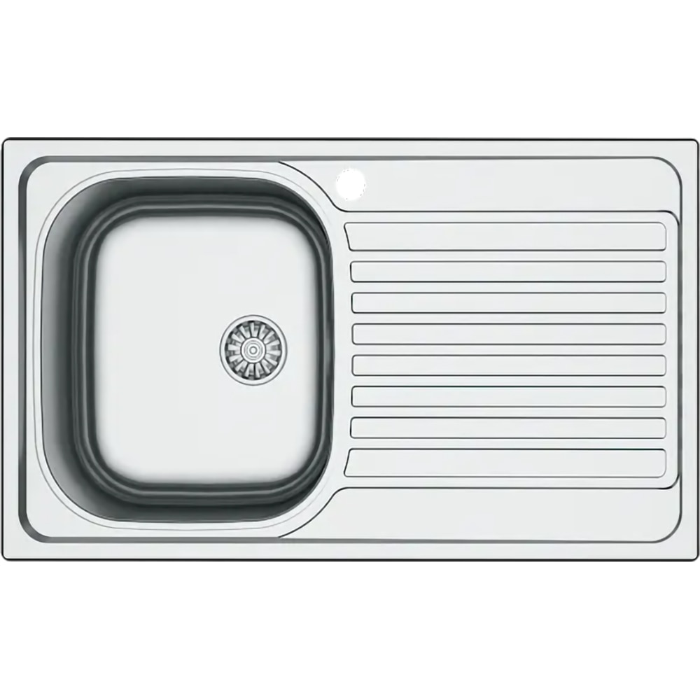 Chiuveta bucatarie Jabiri, 1 cuva, picurator reversibil, 86 x 50 cm, inox