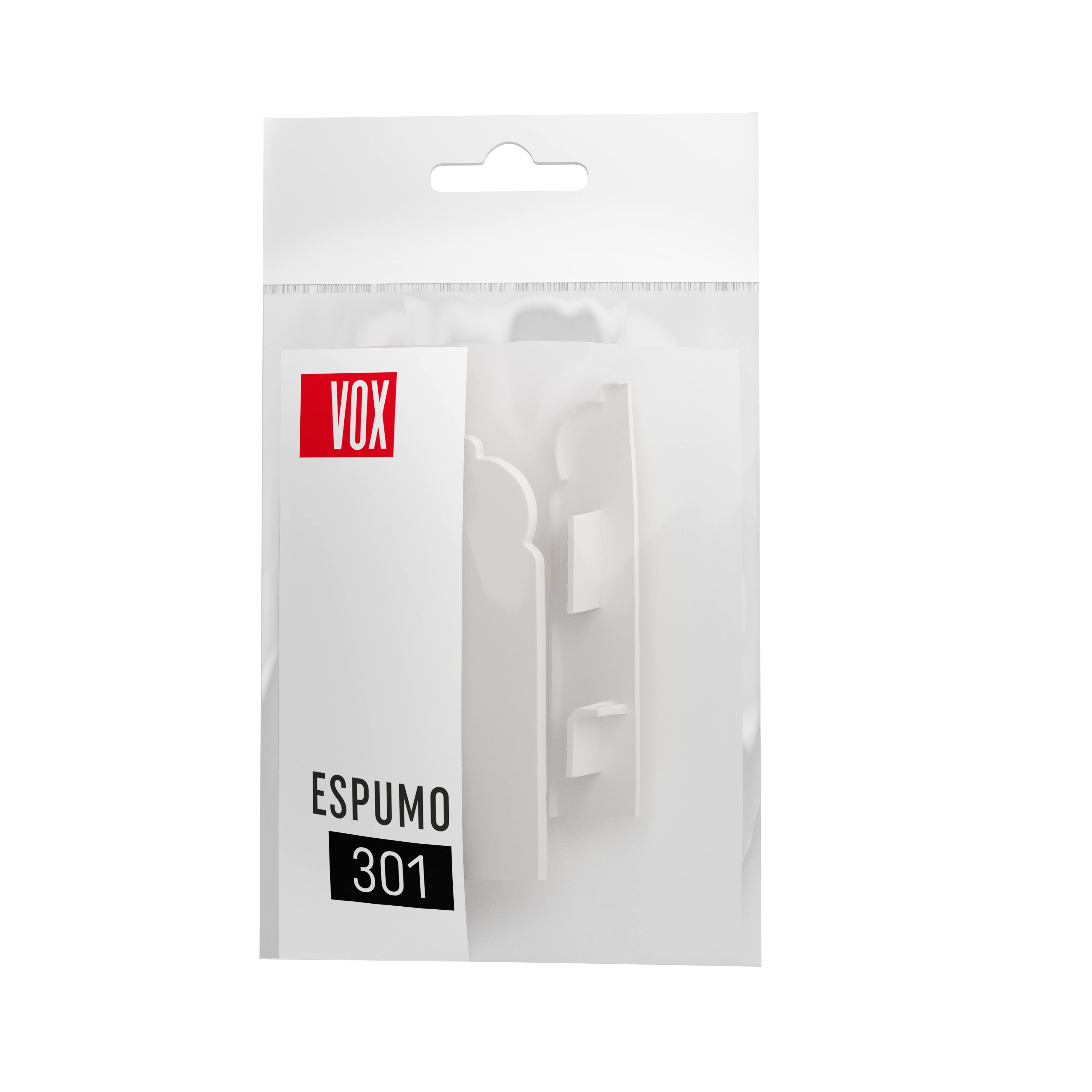 Terminatie stanga-dreapta VOX ESP301, 2 bucati, PVC, alb