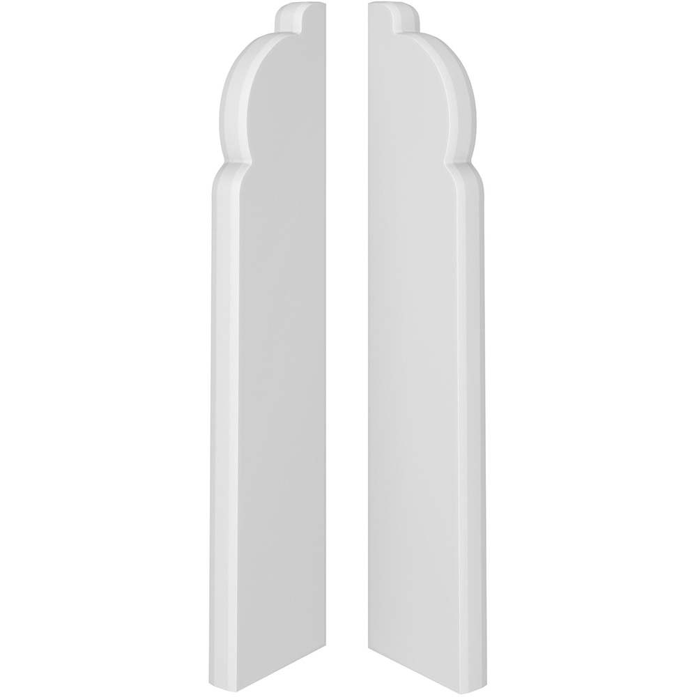 Terminatie stanga-dreapta VOX ESP301, PVC, 2 bucati, alb