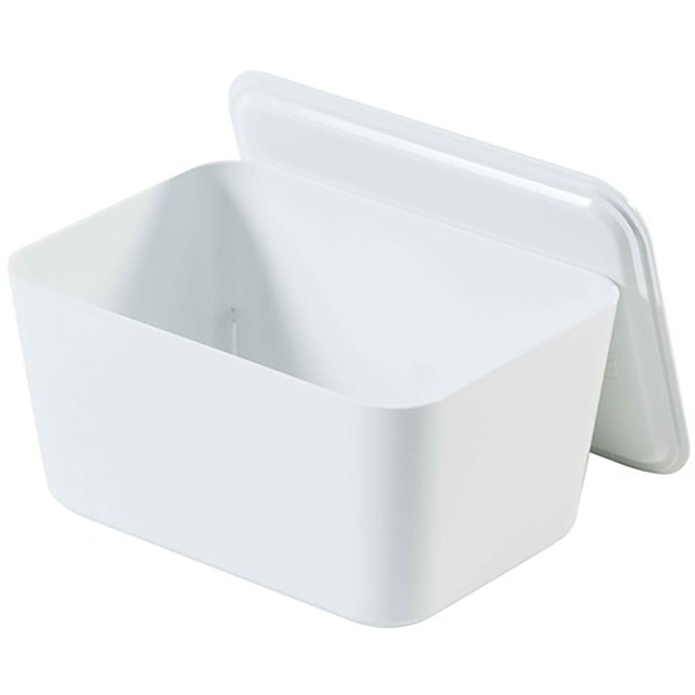 Cutie cu capac 17 x 13 x 8 cm, 1.4l, plastic, alb