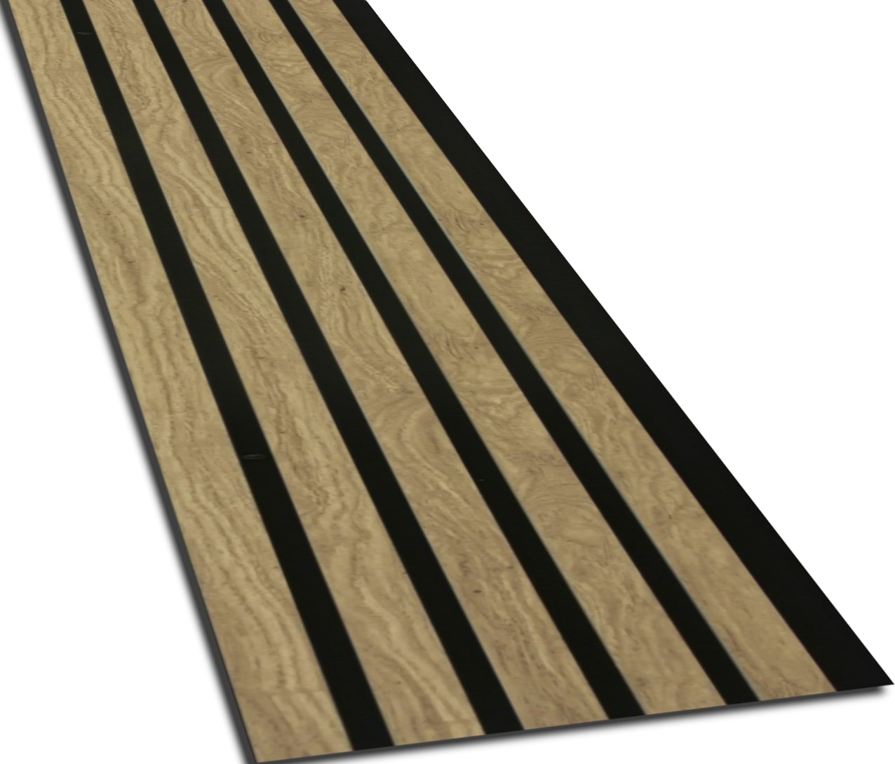 Panou riflaj decorativ, 260 x 30 cm, stejar, suprafata acoperire 1.56 mp, MDF